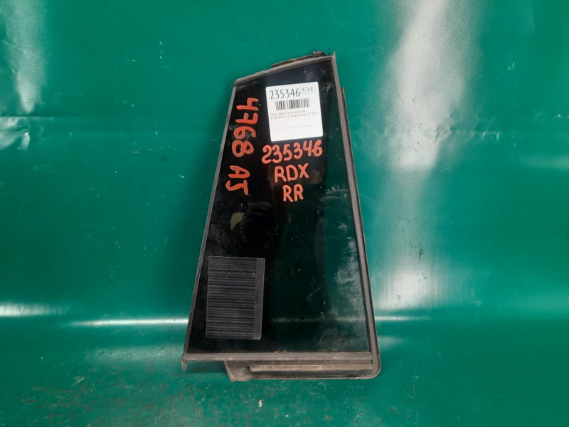 Стекло двери глухое заднее правое ACURA RDX 12-19 2017 Внедорожник 3.5 J35Z2 73410-TX4-A02 Б/У