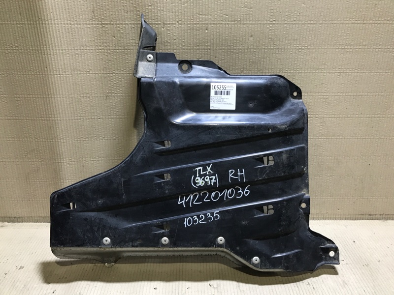 Защита днища правая ACURA TLX 14-17 2016 Седан 3.5 74520-T2F-A00 Б/У