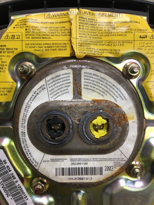 Подушка безопасности в руль VERONA 03-06 Подушка безопасности в руль VERONA 03-06