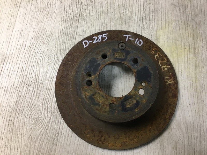 Тормозной диск задний KIA OPTIMA JF 15-20 2016 JF 2.4 G4KJ 58411-3V500 Б/У