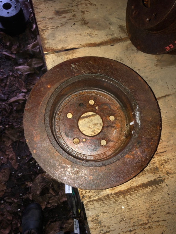 Тормозной диск задний VENZA 09-16