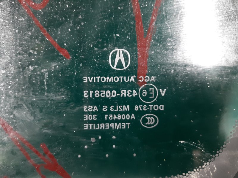 Стекло в кузов заднее левое ACURA RDX 12-19 Внедорожник 3.5 J35Z2 Стекло в кузов заднее левое ACURA RDX 12-19 Внедорожник 3.5 J35Z2