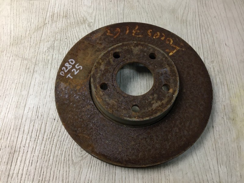 Тормозной диск передний FORD FOCUS 10-18 2014 BK 2.0 XQDA BV6Z-1125-E Б/У