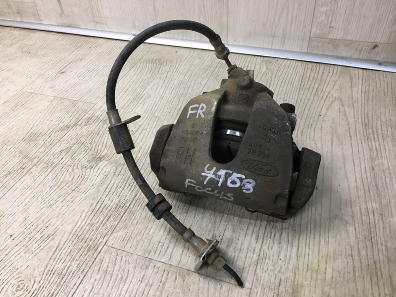 Суппорт тормозной передний правый FORD FOCUS 10-18 2014 BK 2.0 XQDA CV6Z-2B120-A Б/У