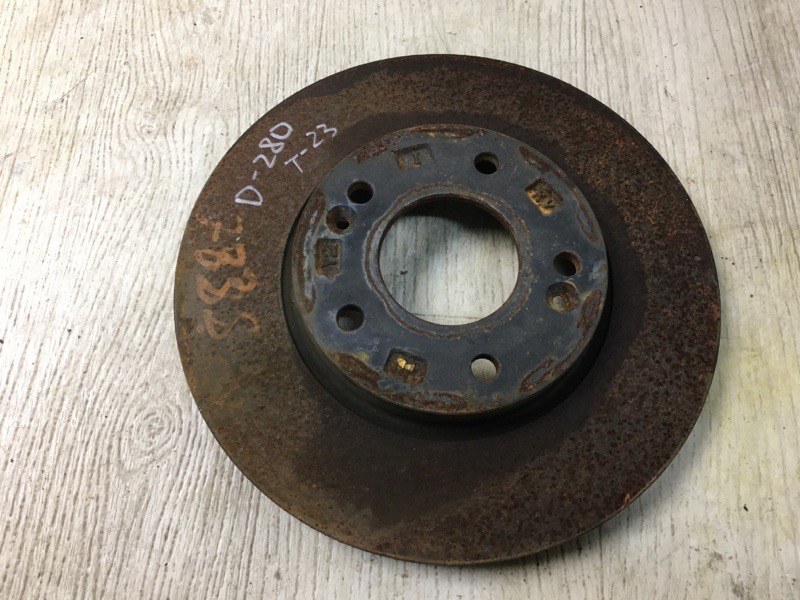 Тормозной диск передний KIA FORTE YD 12- 2013 YD 1.8 G4NB 51712-A7000 Б/У