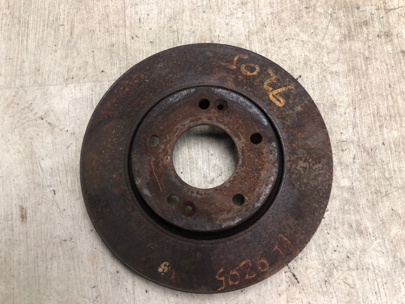 Тормозной диск передний KIA FORTE/CERATO TD 08-13 2010 TD 2.0 G4KD 51712-1M000 Б/У