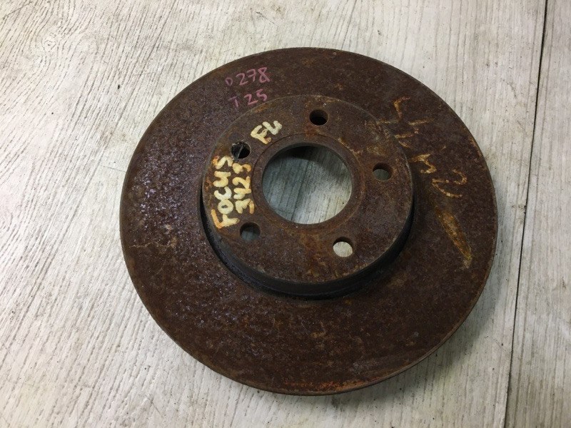 Тормозной диск передний FORD FOCUS 10-18 2015 CB8 2.0 XQDA GU2Z-1V125-A Б/У