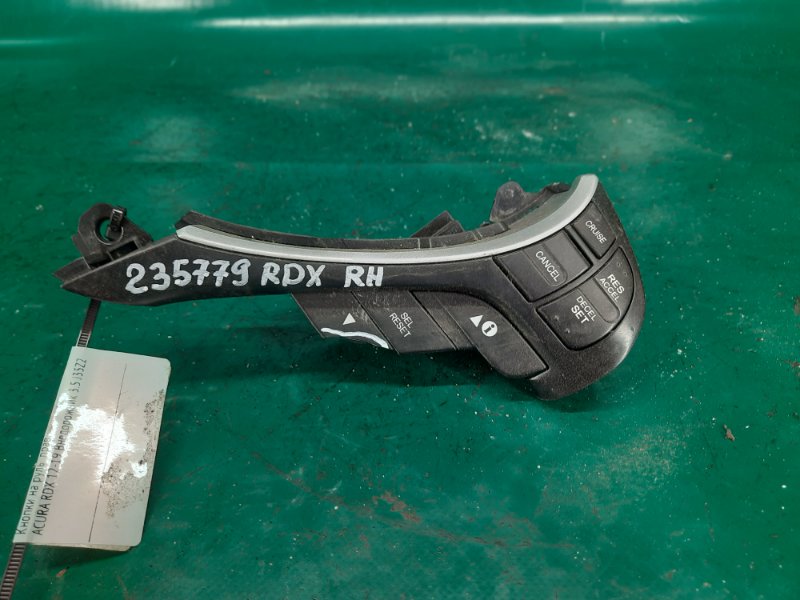 Запчасть кнопки на руль правые ACURA RDX 12-19 2017 Внедорожник 3.5 J35Z2 36770-TX6-A01 Б/У Кнопки на руль правые ACURA RDX 12-19 2017 Внедорожник 3.5 J35Z2 36770-TX6-A01 Б/У