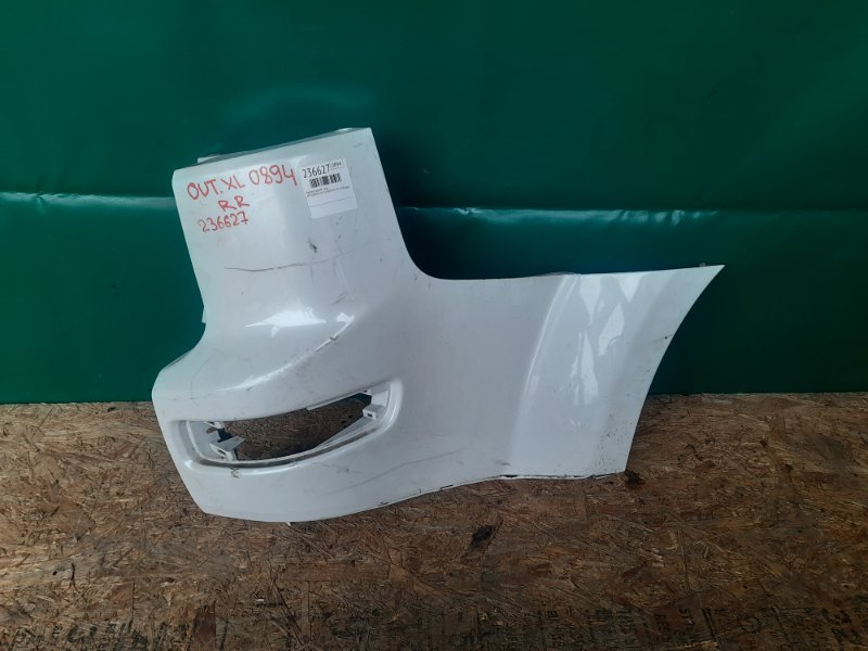 Бампер задний правый MITSUBISHI OUTLANDER XL 05-13 2006 Внедорожник 3.0 6B31 6410A218WA Б/У