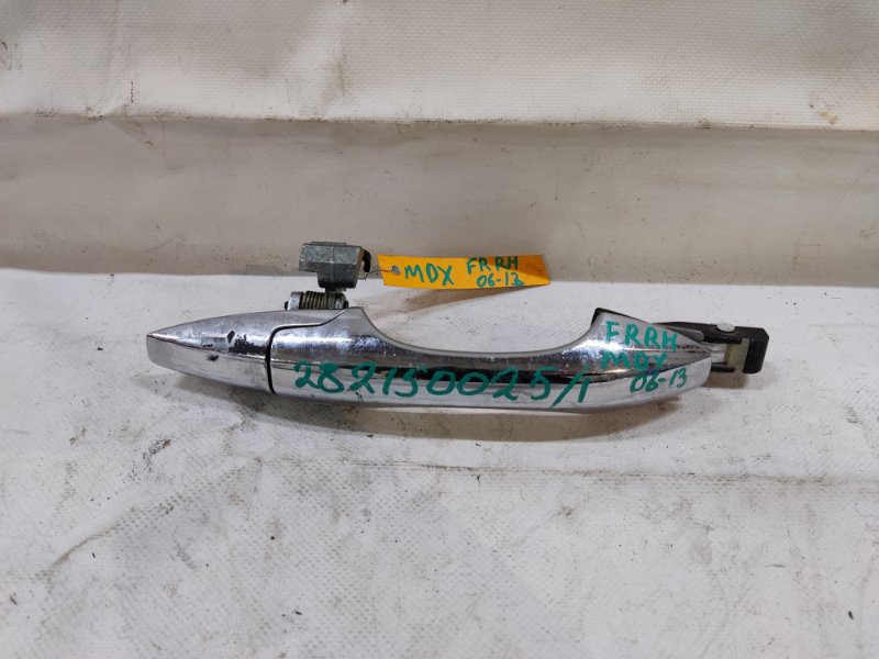 Ручка двери наружная передняя правая ACURA MDX (YD2) 06-13 2008 YD2 3.7 J37A1 72140-STX-A02 Б/У