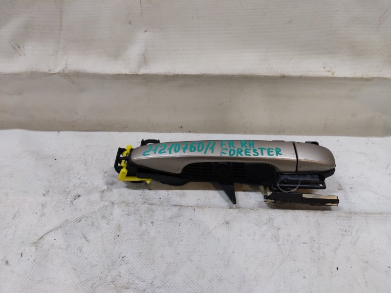 Ручка двери наружная передняя правая SUBARU FORESTER 12-19 2013 Внедорожник 2.5 61160FJ000I8 Б/У