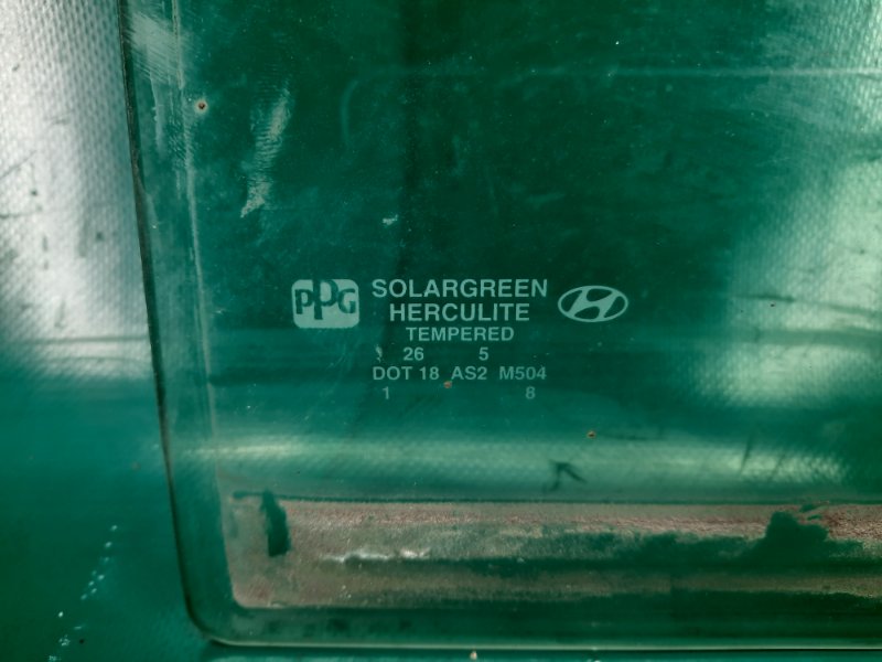 Стекло двери глухое заднее правое SONATA NF 04-10 2008 Седан 3.3 G6DB