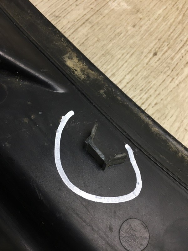 Пластик под лобовое стекло / Жабо JOURNEY 08-20 2008 JC 3.5 EGF