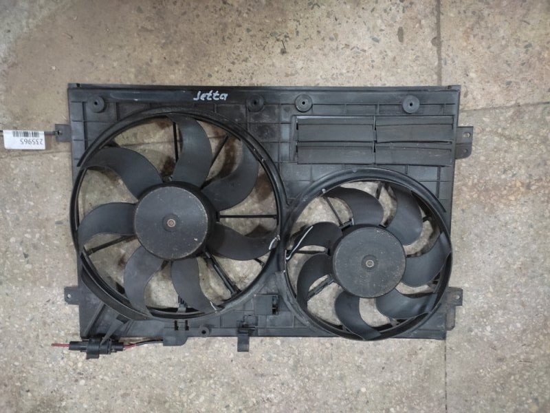 Диффузор вентилятора основного радиатора VOLKSWAGEN JETTA USA 10-17 1KM 121 205 Б/У