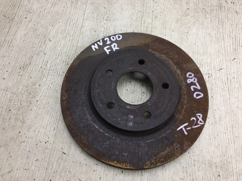Тормозной диск передний NISSAN NV200 USA 13- 2020 M20XUS 2.0 MR20DE 402063LM0A Б/У
