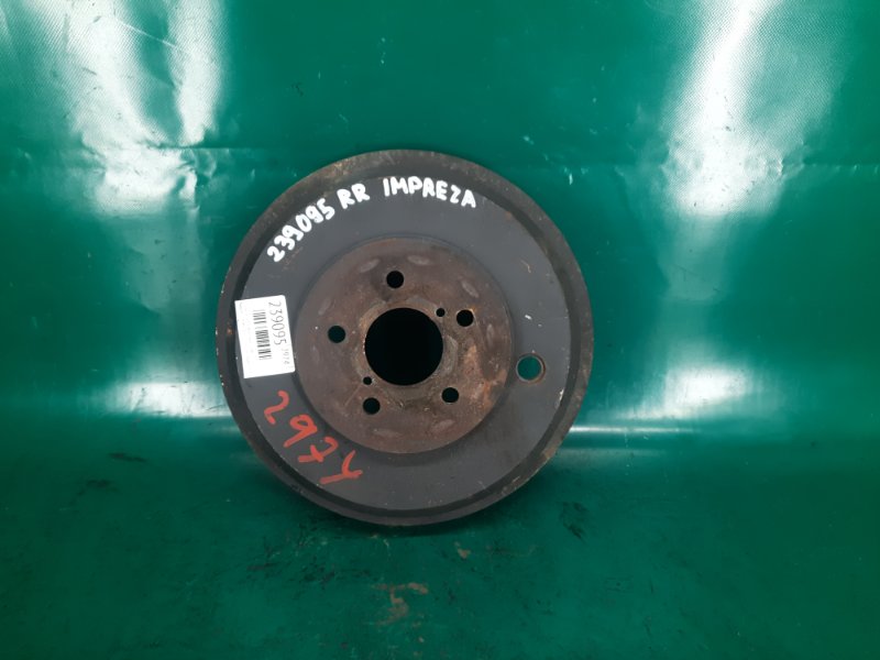 Запчасть тормозной барабан задний правый SUBARU IMPREZA 07-11 GE/GH 2009 Седан 2.5 EJ253 26740FG000 Б/У Тормозной барабан задний правый SUBARU IMPREZA 07-11 GE/GH 2009 Седан 2.5 EJ253 26740FG000 Б/У