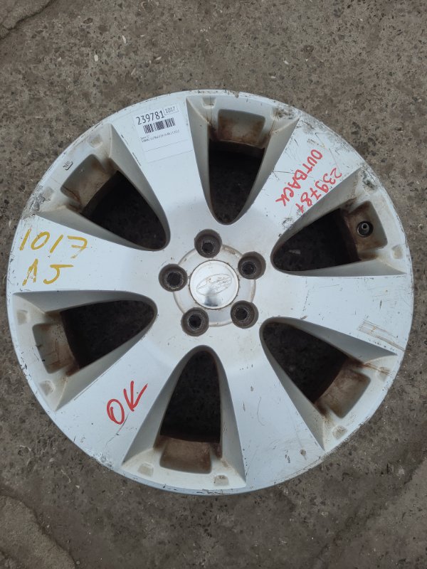 Диск R17 SUBARU OUTBACK 09-14 BR 2010 2.5 EJ253 28111AJ02A Б/У