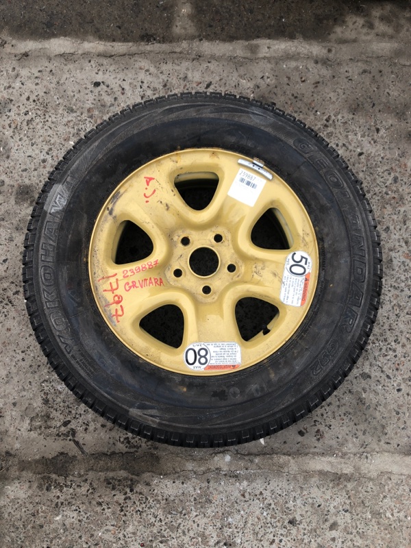 Диск колесный (докатка) SUZUKI GRAND VITARA 05-15 2007 Внедорожник 2.7 H27A 43290-64J00 Б/У