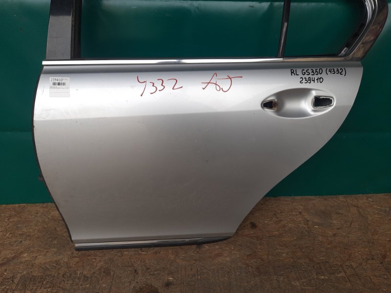 Дверь задняя левая GS350 GS300 05-11 2009 Седан 3.5