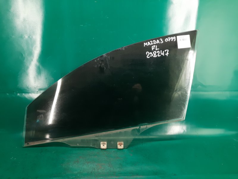 Стекло двери переднее левое MAZDA 3 BK 03-08 2008 Хэтчбек 2.3 L3 BP4K-59-511B Б/У