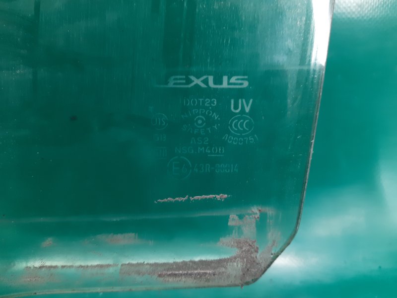 Стекло двери заднее левое GS350 GS300 05-11 2009 Седан 3.5