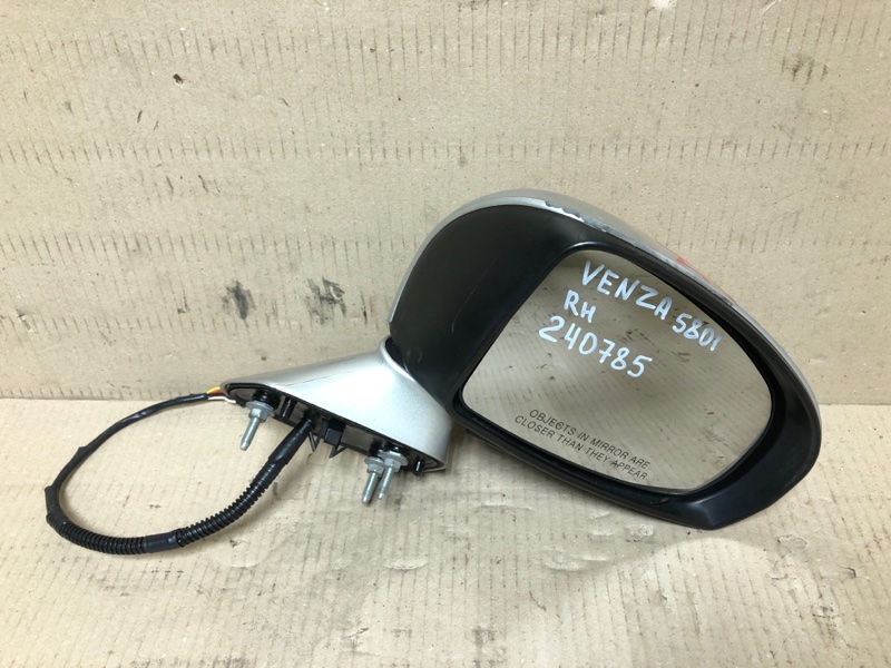 Запчасть зеркало правое TOYOTA VENZA 09-16 2011 Внедорожник 3.5 2GR-FE 87910-0T021-B0 Б/У Зеркало правое TOYOTA VENZA 09-16 2011 Внедорожник 3.5 2GR-FE 87910-0T021-B0 Б/У