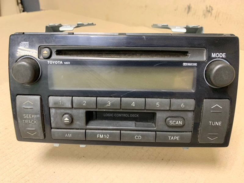 Магнитола TOYOTA CAMRY 30 02-06 2004 Седан 2.4 2AZFE 86120-AA040 Б/У