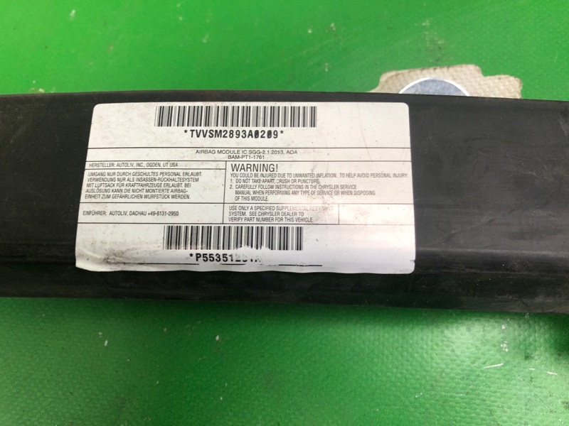 Подушка безопасности (штора) левая COMPASS 06-16 2013 MK49 2.4 ED3 Подушка безопасности (штора) левая COMPASS 06-16 2013 MK49 2.4 ED3