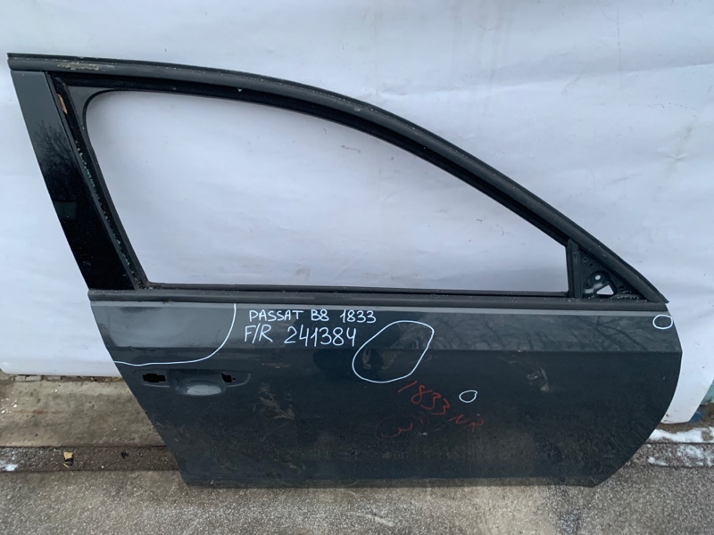 Дверь передняя правая PASSAT B8 14- 2018 Седан 2.0 DDSA
