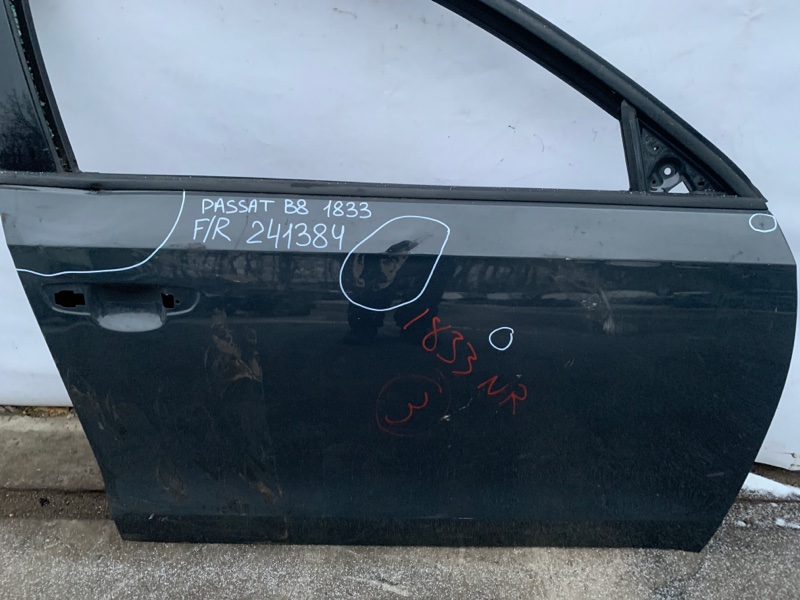 Дверь передняя правая PASSAT B8 14- 2018 Седан 2.0 DDSA