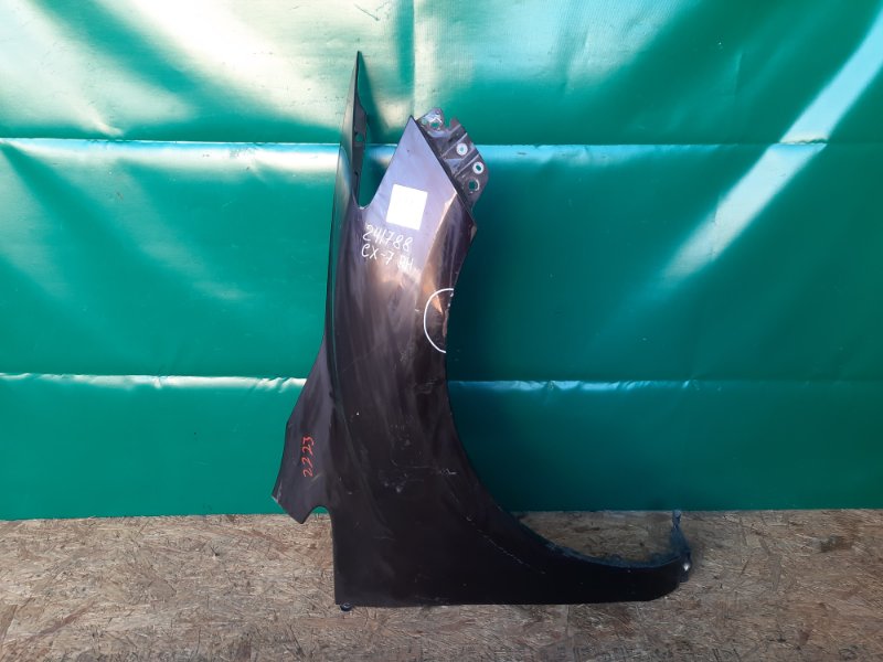 Крыло переднее правое MAZDA CX-7 06-12 2009 Внедорожник 2.5 L5 EG21-52-110F Б/У