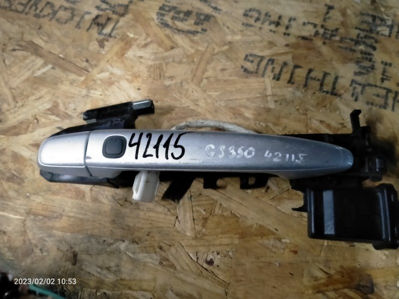 Ручка двери наружная задняя правая LEXUS GS350 GS300 05-11 69210-30300 Б/У