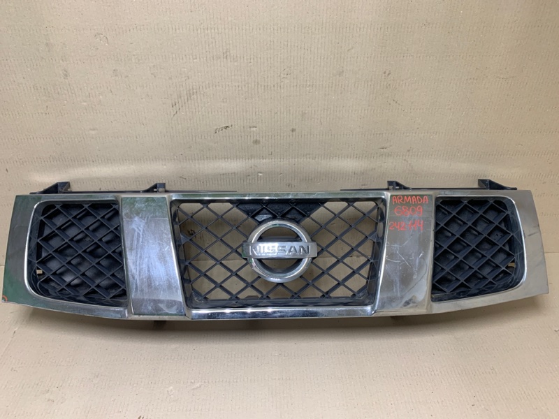 Решетка радиатора INFINITI QX56 / TITAN / ARMADA 04-16 2006 Внедорожник VK56DE 62310-7S200 Б/У