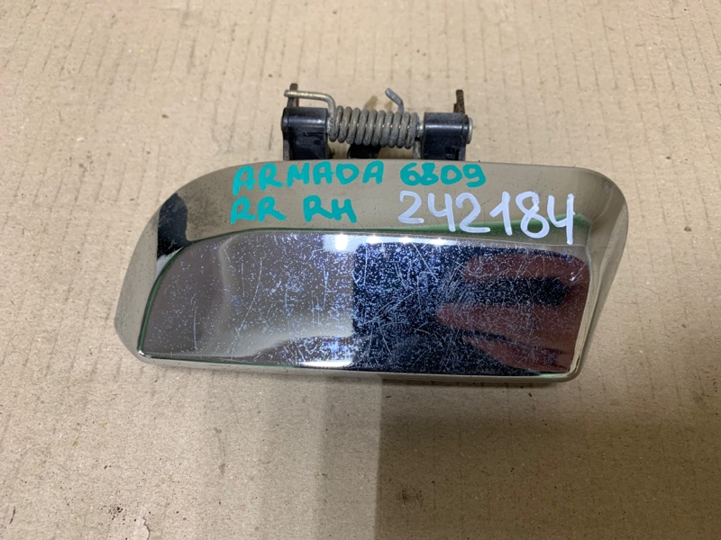 Запчасть ручка двери наружная задняя правая INFINITI QX56 / TITAN / ARMADA 04-16 2006 Внедорожник VK56DE 82606-7S002 Б/У Ручка двери наружная задняя правая INFINITI QX56 / TITAN / ARMADA 04-16 2006 Внедорожник VK56DE 82606-7S002 Б/У