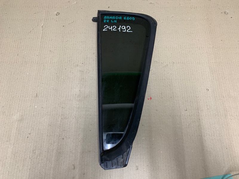 Стекло двери глухое заднее левое INFINITI QX56 / TITAN / ARMADA 04-16 2006 Внедорожник VK56DE 82263-7S000 Б/У