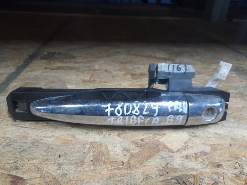 Ручка двери наружная передняя левая SUBARU TRIBECA B9 05-07 61160XA01A Б/У