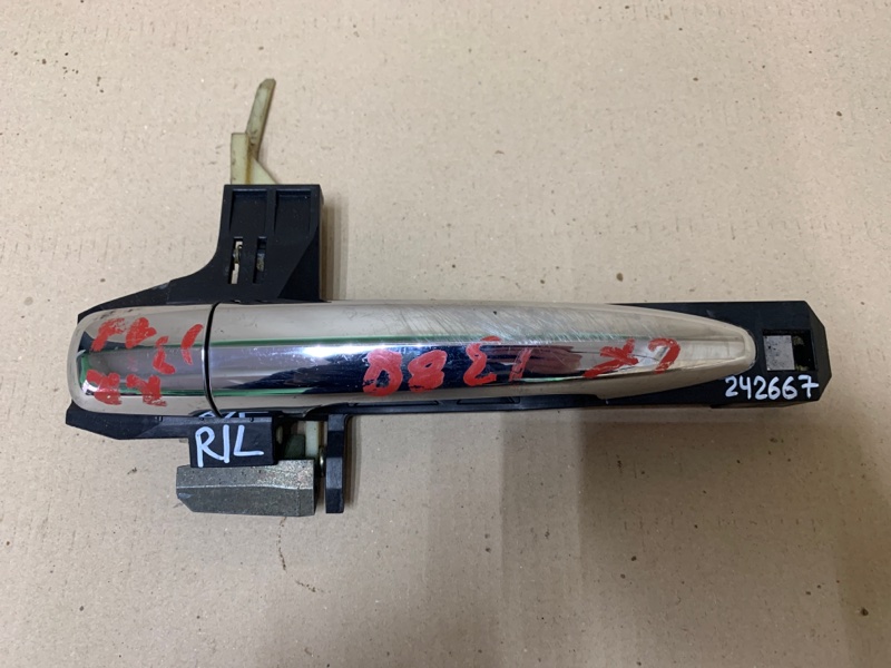 Ручка двери наружная задняя левая SUBARU TRIBECA B9 05-07 2006 Внедорожник 3.0 EZ30 61160XA01A Б/У