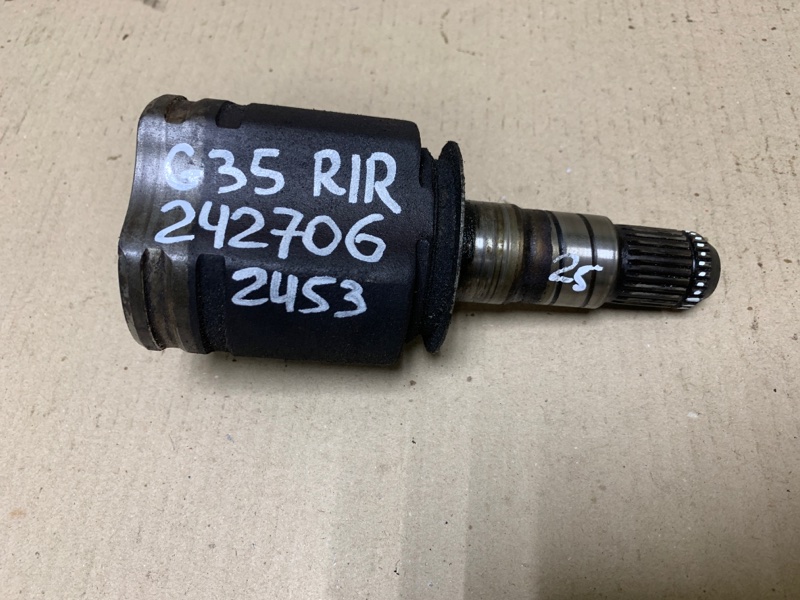 Шрус внутренний передний правый INFINITI G25/G35/G37/Q40 06-14 2008 Седан 3.5 VQ35HR 39711-CG000 Б/У