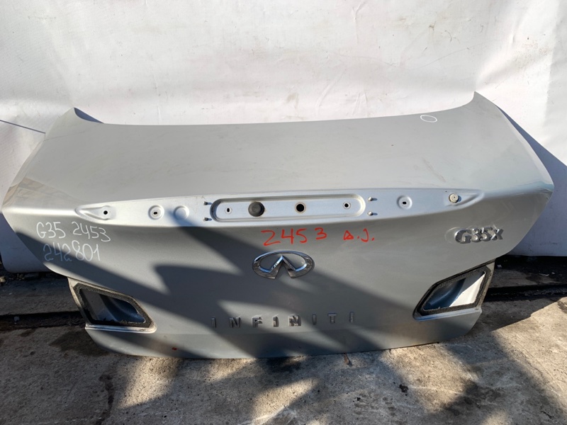 Крышка багажника INFINITI G25/G35/G37/Q40 06-14 2008 Седан 3.5 VQ35HR H4300-JK0MM Б/У
