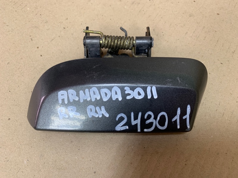 Запчасть ручка двери наружная задняя правая INFINITI QX56 / TITAN / ARMADA 04-16 2005 Внедорожник VK56DE 82606-7S004 Б/У Ручка двери наружная задняя правая INFINITI QX56 / TITAN / ARMADA 04-16 2005 Внедорожник VK56DE 82606-7S004 Б/У