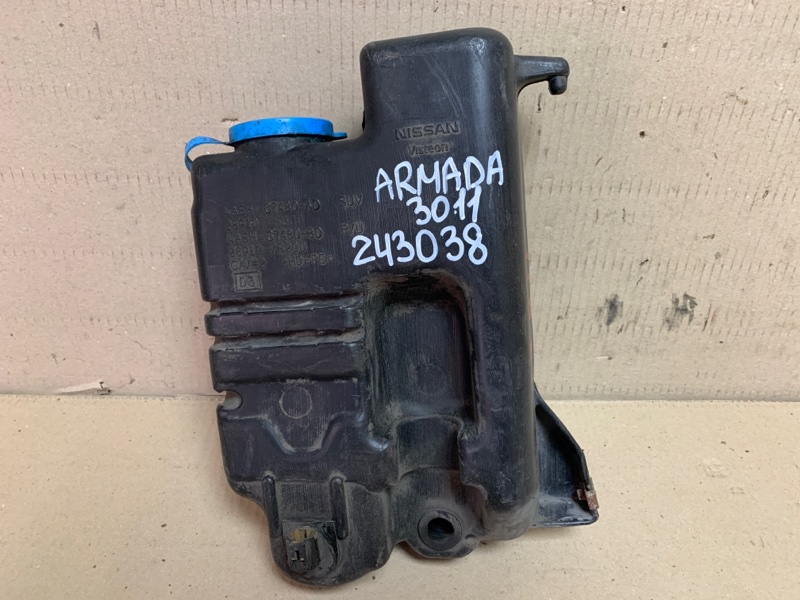 Бачок омывателя INFINITI QX56 / TITAN / ARMADA 04-16 2005 Внедорожник VK56DE 28910-7S000 Б/У