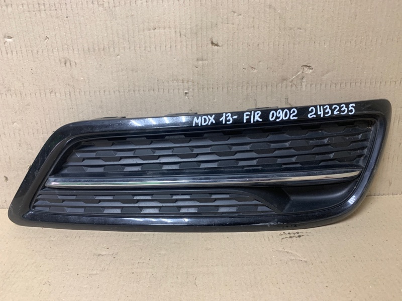 Запчасть накладка бампера передняя правая ACURA MDX (YD3) 13-21 2014 Внедорожник 3.5 J35Y5 71102-TZ5-A00 Б/У Накладка бампера передняя правая ACURA MDX (YD3) 13-21 2014 Внедорожник 3.5 J35Y5 71102-TZ5-A00 Б/У