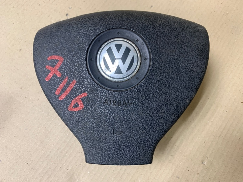 Подушка безопасности в руль VOLKSWAGEN JETTA 05-10 2007 Седан 2.5 1K0 880 201 BD 1QB Б/У