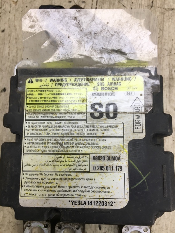 Блок управления AIRBAG NISSAN NV200 USA 13- M20XUS 2.0 MR20DE Блок управления AIRBAG NISSAN NV200 USA 13- M20XUS 2.0 MR20DE