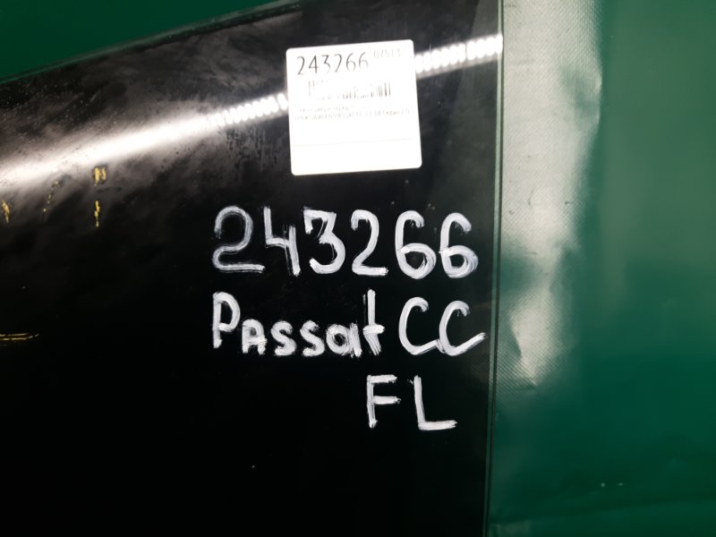 Стекло двери переднее левое PASSAT CC 12-18 2014 Седан 2.0 CCTA