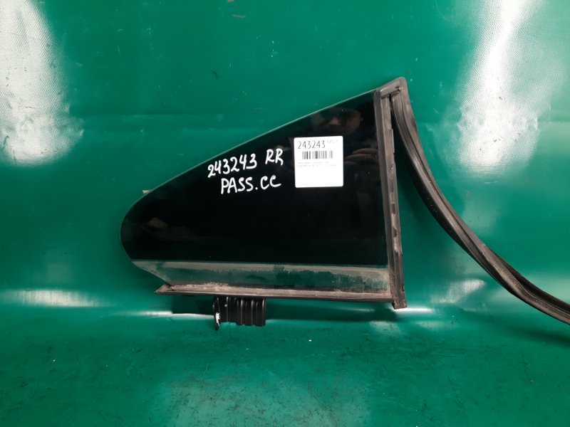 Стекло двери глухое заднее правое VOLKSWAGEN PASSAT CC 12-18 2014 Седан 2.0 CCTA 3C8 839 614 H Б/У