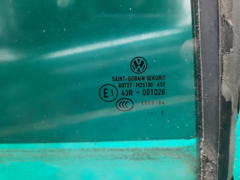 Стекло двери глухое заднее правое PASSAT CC 12-18 2014 Седан 2.0 CCTA
