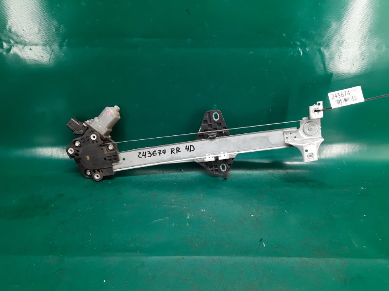 Стеклоподъемник задний правый HONDA CIVIC 4D 06-11 2008 Седан R18A1 72710-SNA-A01 Б/У