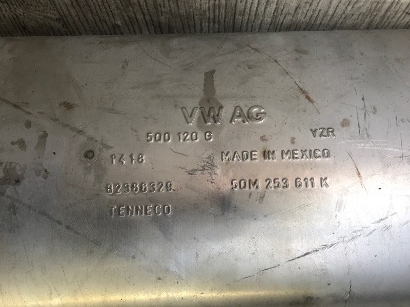 Глушитель JETTA USA 18- 2018 JEM 1.4 DGXA