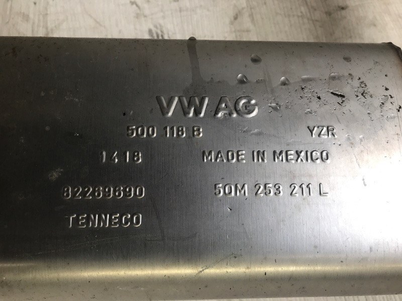 Глушитель JETTA USA 18- 2018 JEM 1.4 DGXA